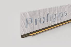 Оконный профиль примыкающий с сеткой (коричневый) ProfiGips 2,5м